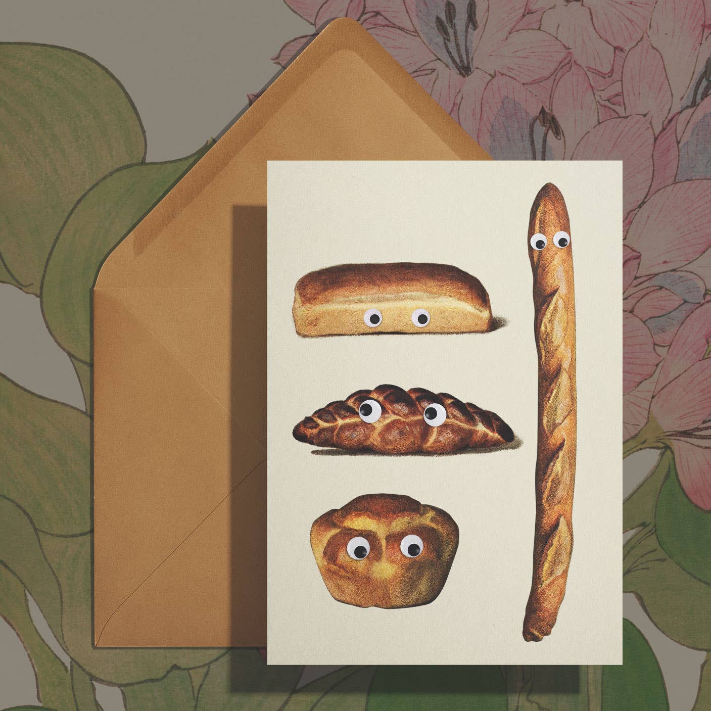 Googly Bread Card