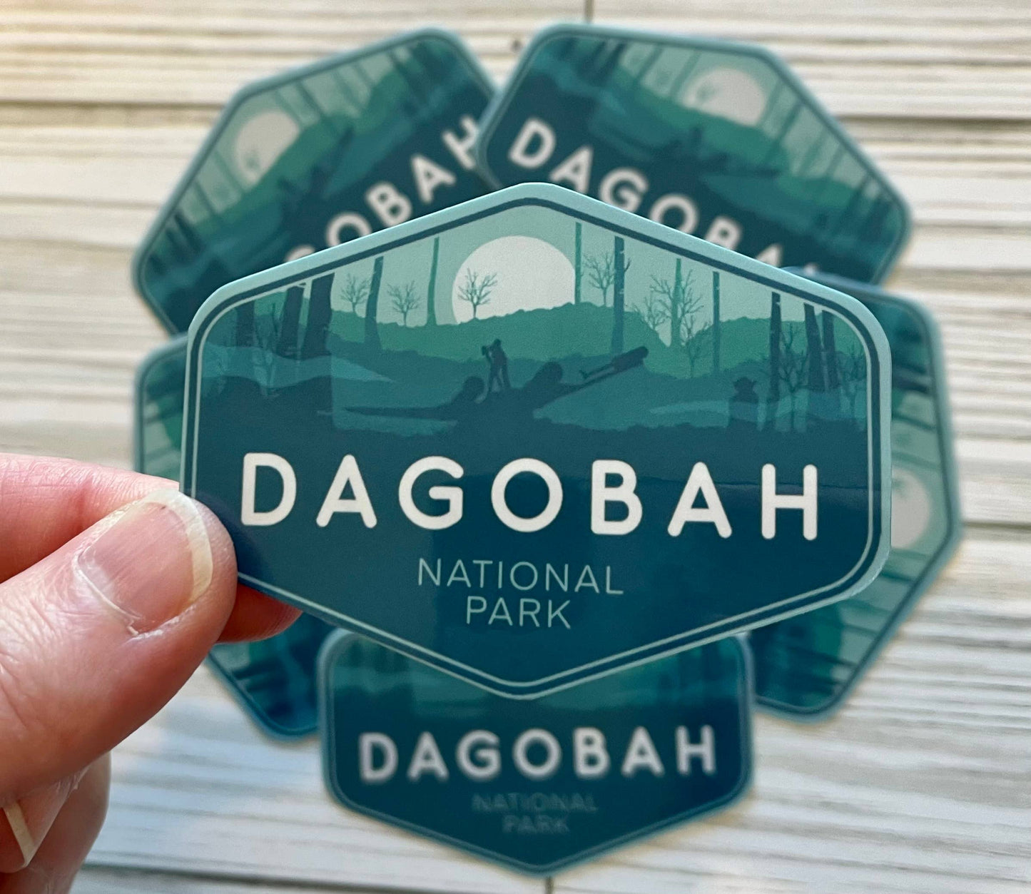 National Park, Dagobah, Vinyl Sticker (Star Wars)