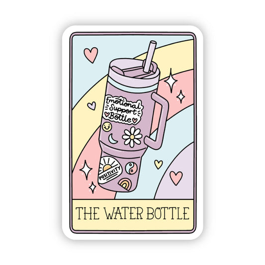 "The Water Bottle" Tarot Card Sticker