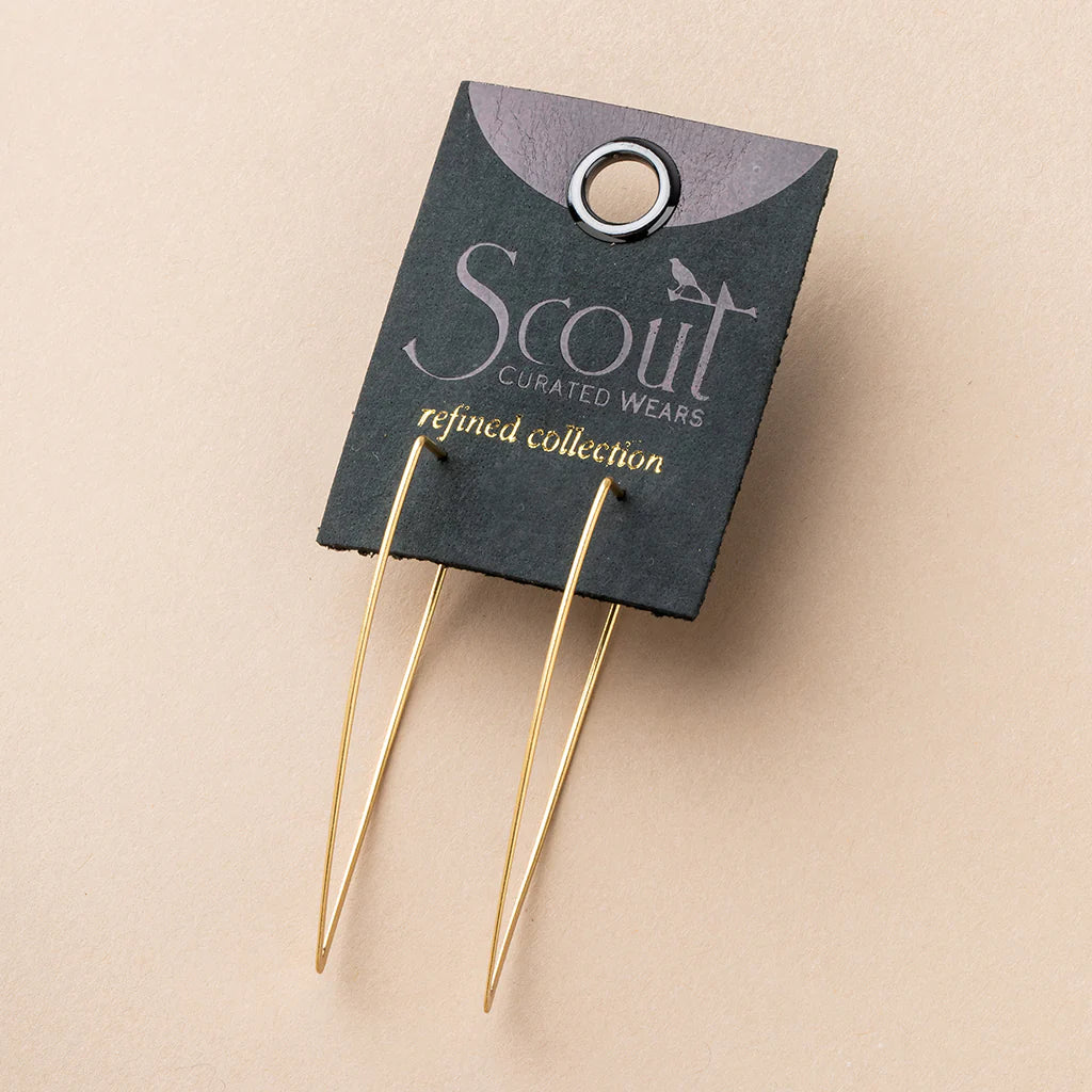 Galaxy Triangle Gold Vermeil - Refined Earring Collection