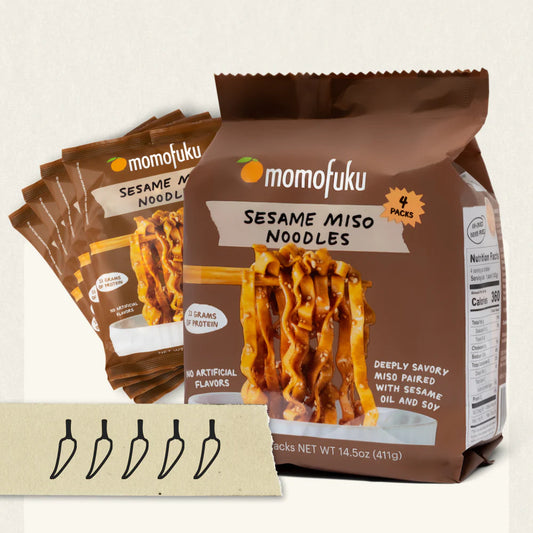 Sesame Miso Noodles | Instant Ramen | 4-Pack | Asian
