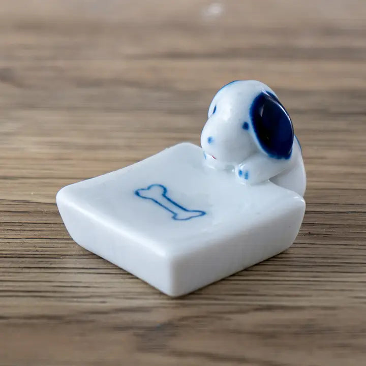 Porcelain Chopsticks Rest | Dog & Cat