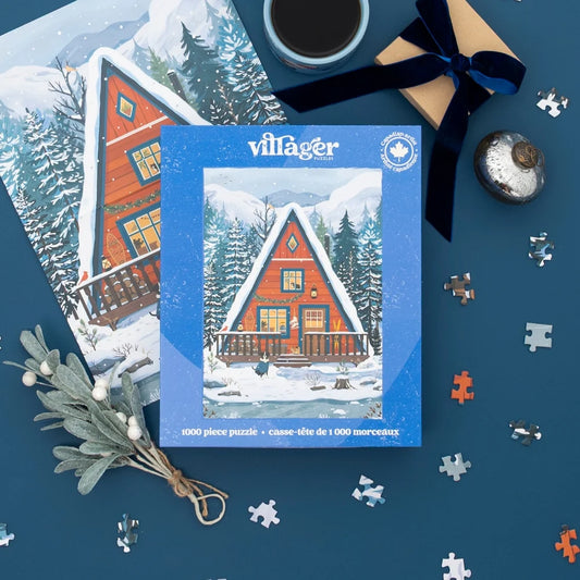 Midwinter Retreat | 1000-Piece Puzzle | Designed in Canada
