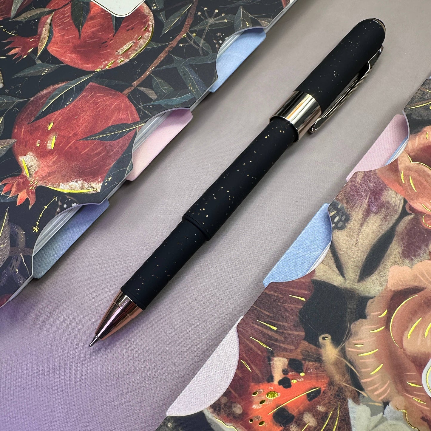 Monaco -Black with Gold Glitter
