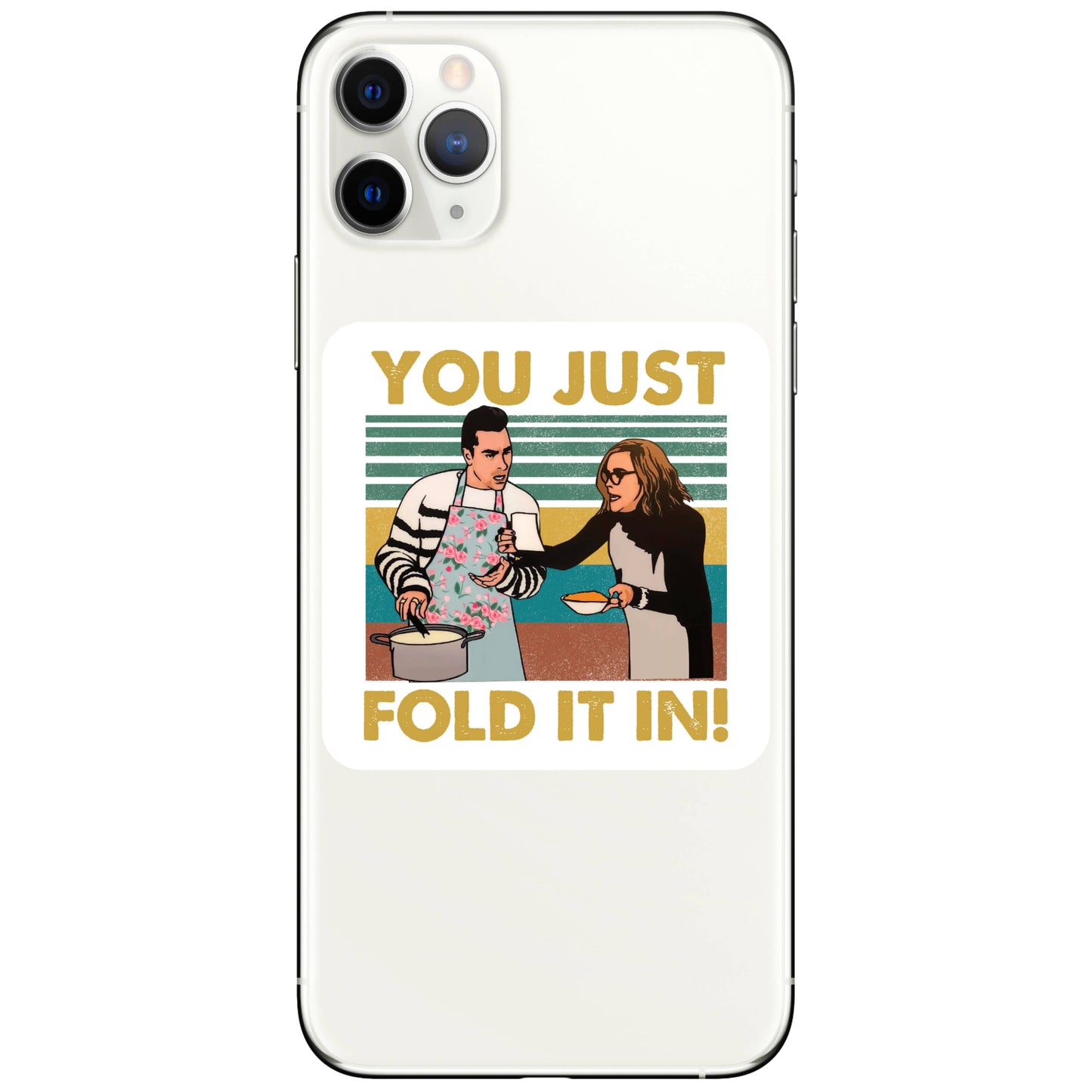 Fold in the Cheese Moira David High Quality Vinyl Sticker