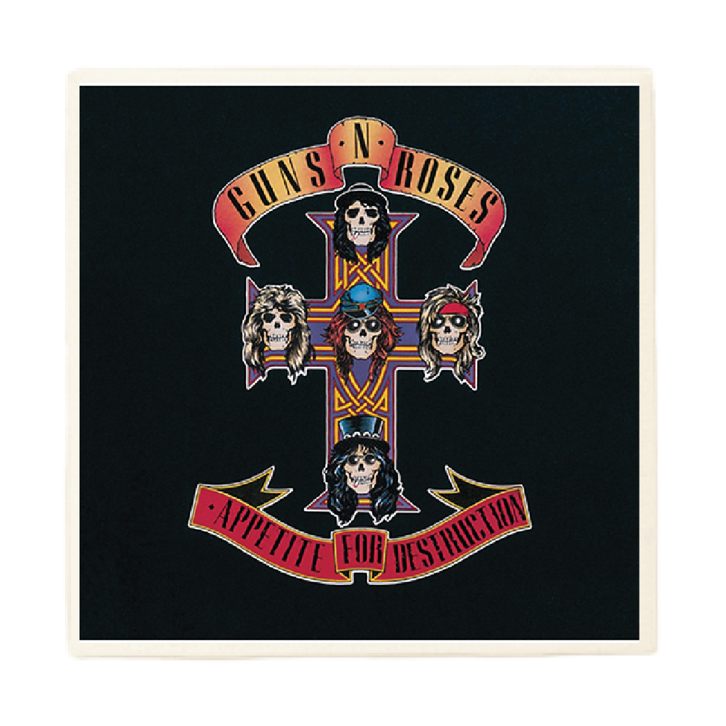 Guns and Roses Appetite for Destruction Album Coaster