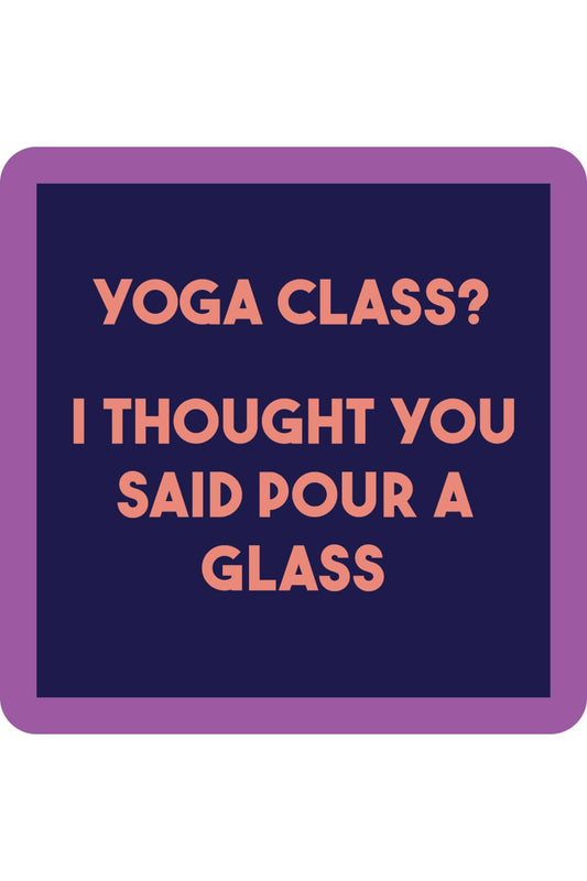 Yoga Class Coaster