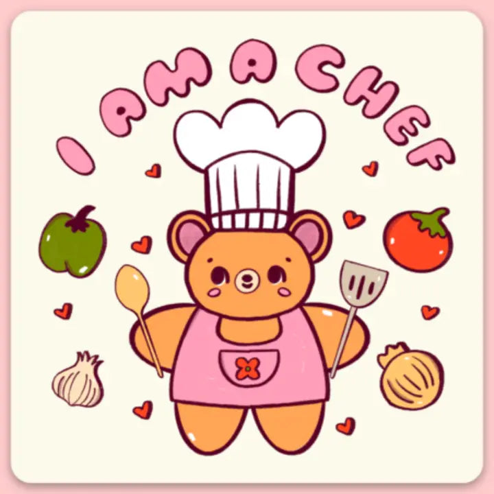 I Am A Chef Vinyl Sticker