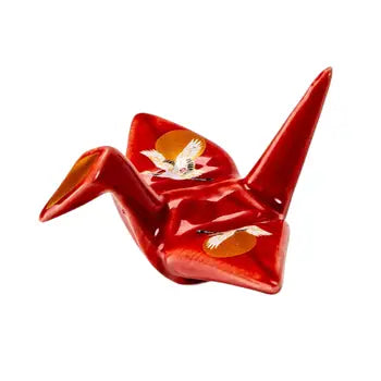 Origami Crane Porcelain Chopsticks Rest