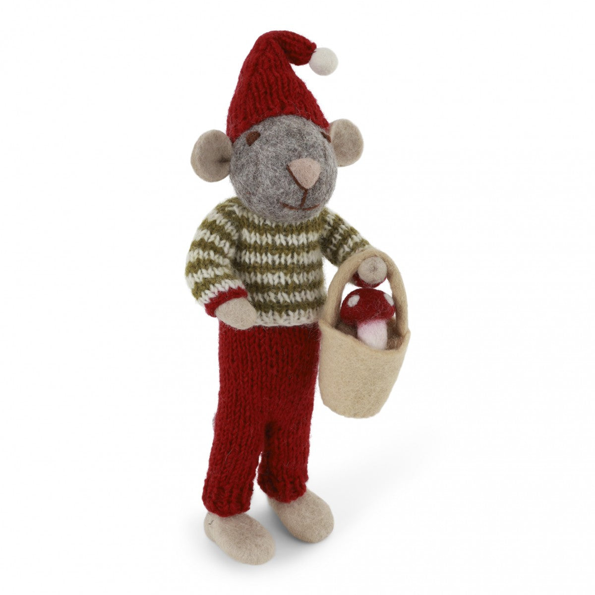 Big Mouse Felt Figurines
