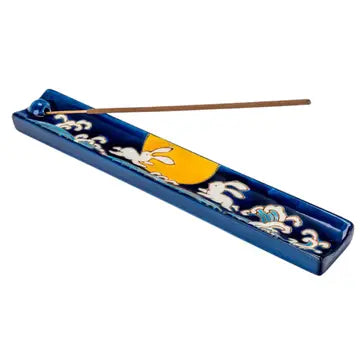 Hand painted Ceramic Incense Holder 9 Inch