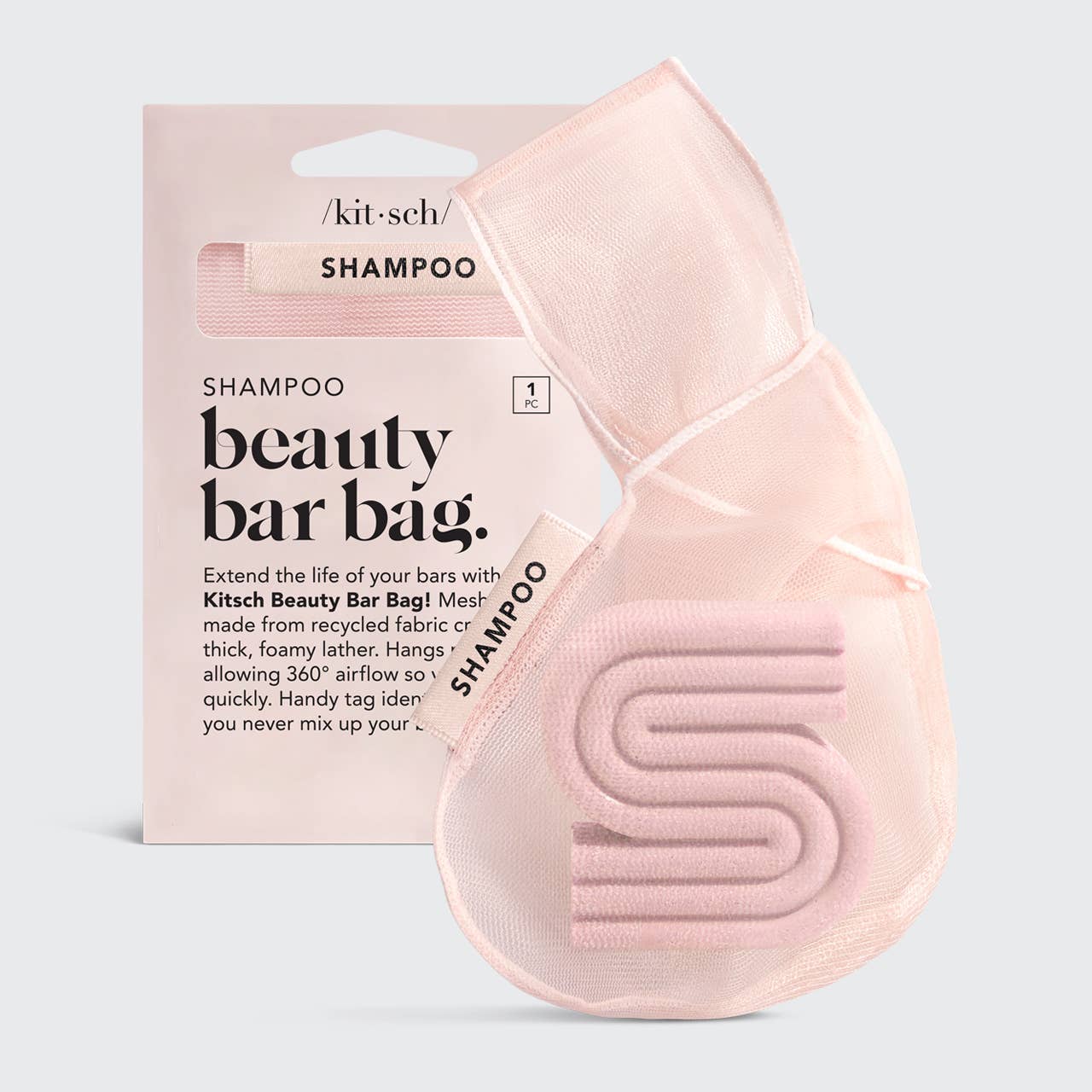 Shampoo Beauty Bar Bag | Blush