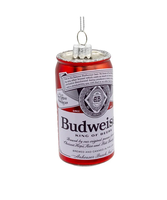 Budweiser® Glass Budweiser Can Ornament