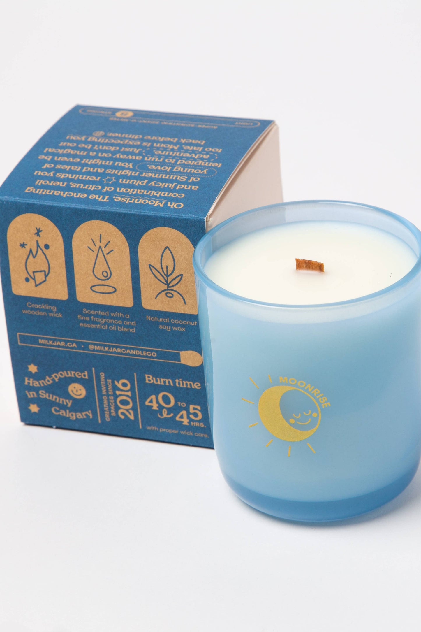 Moonrise - Neroli & Plum Coconut Soy 8oz Candle