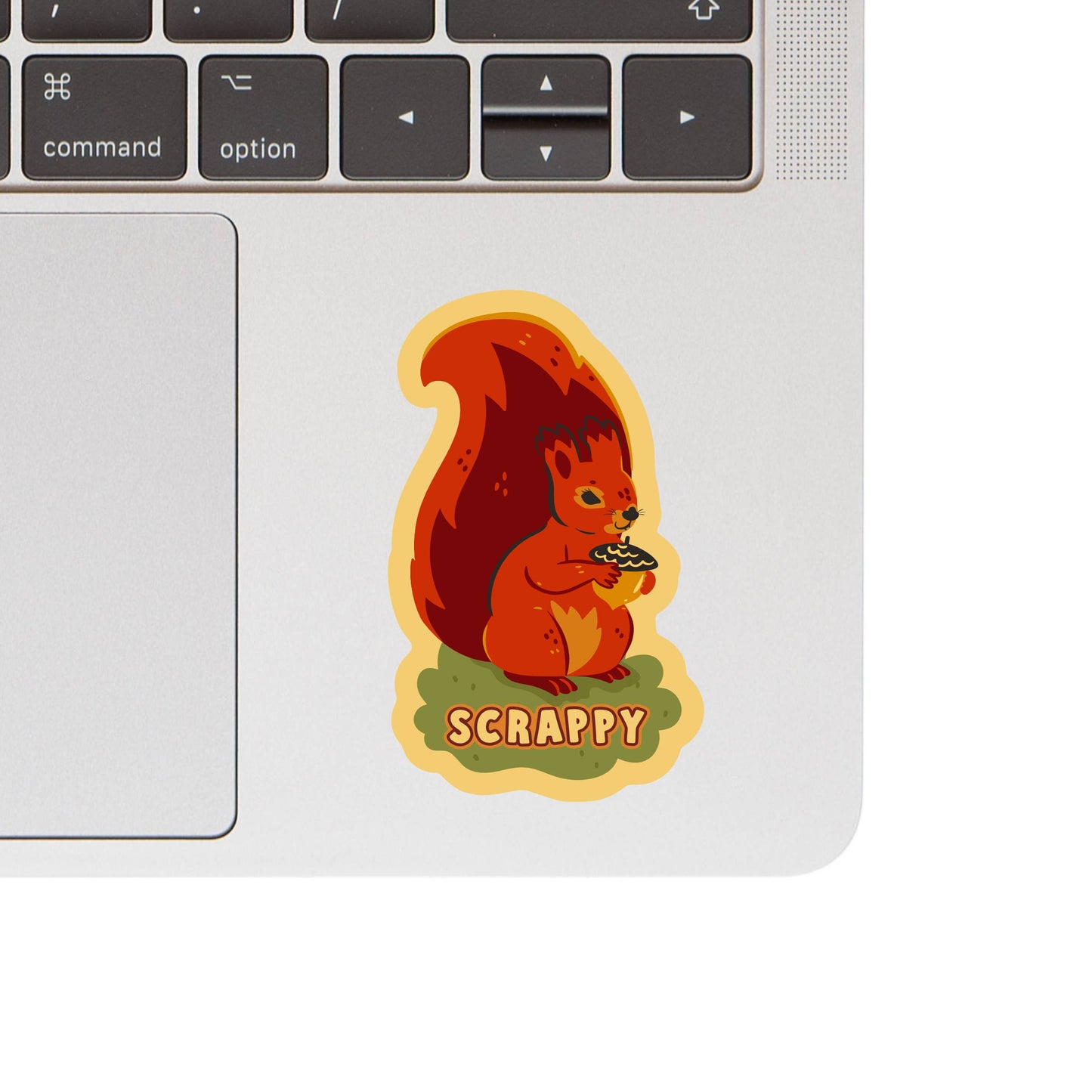 Scrappy Squirrel Funny High Quality Vinyl Sticker