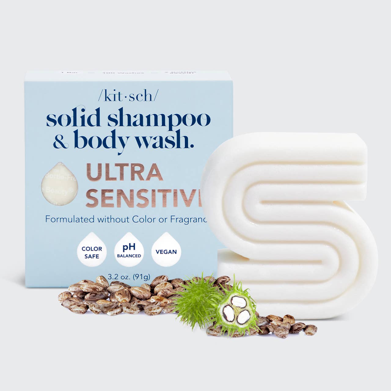 Ultra Sensitive Shampoo & Body Wash Bar | Fragrance-Free