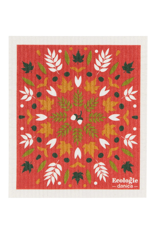 Fall Foliage Swedish Sponge Cloth