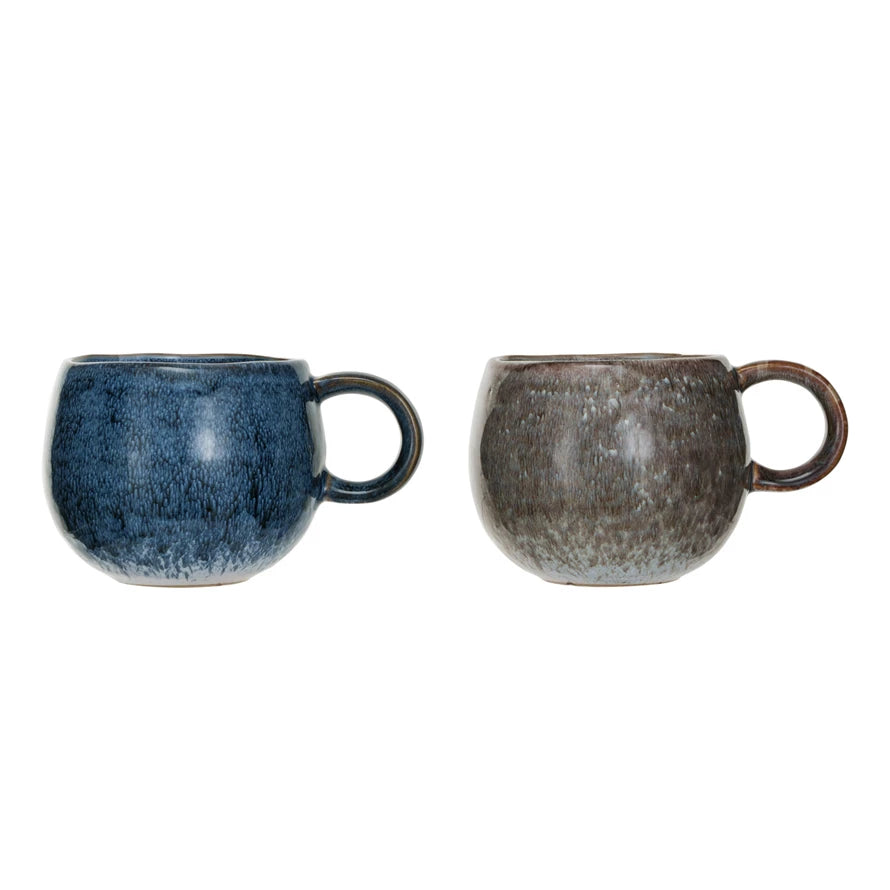 Round Stoneware Mug | Reactive Glaze