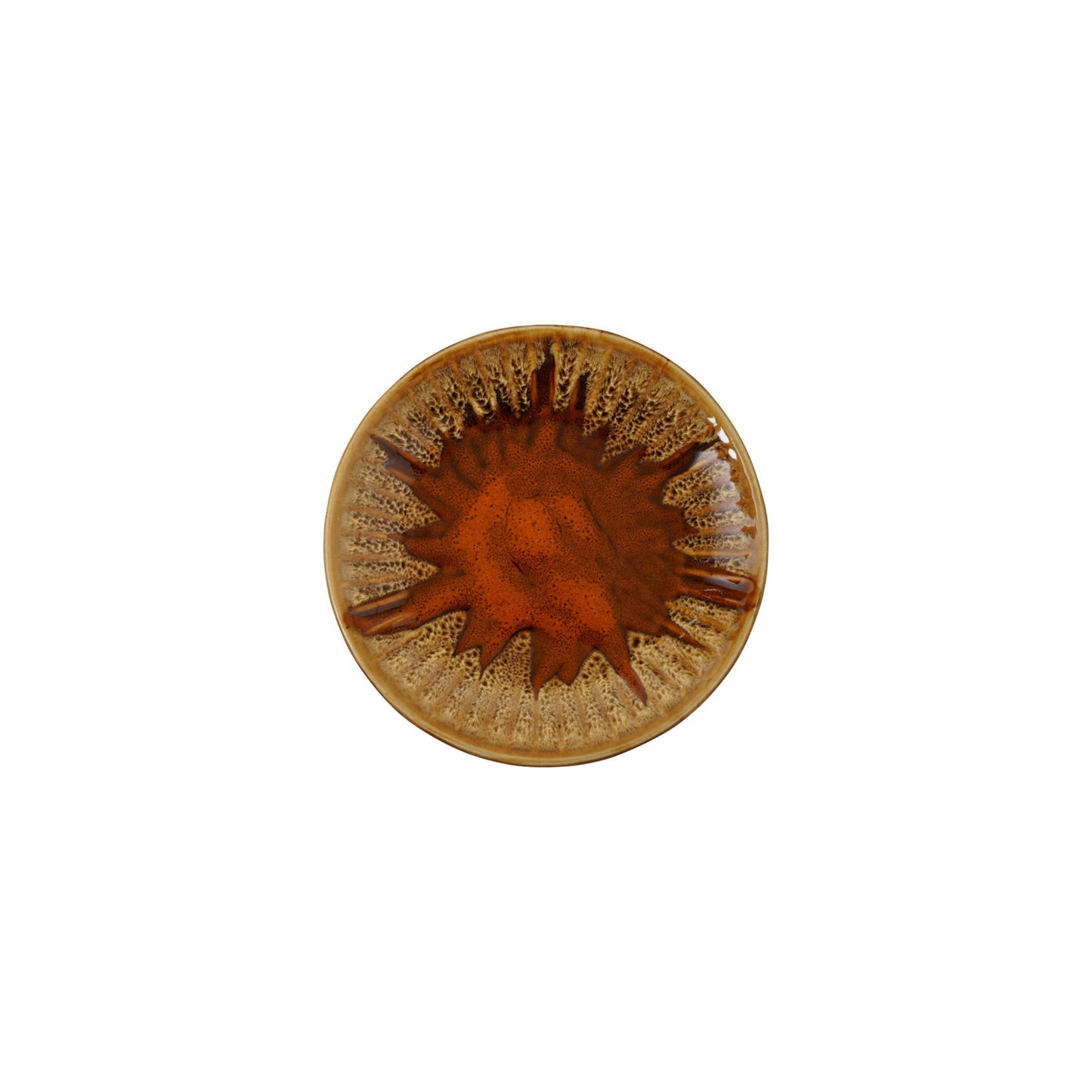Stoneware Plate Reactive Glaze