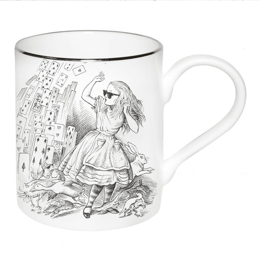 Alice in Wonderland Chased By Cards Majestic Mug