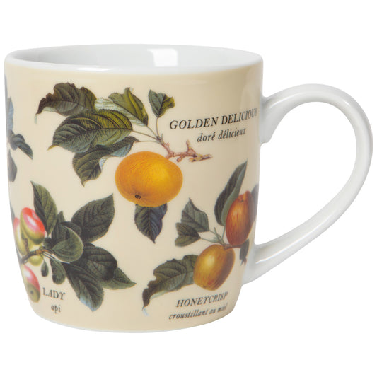 Apple orchard porcelain mug