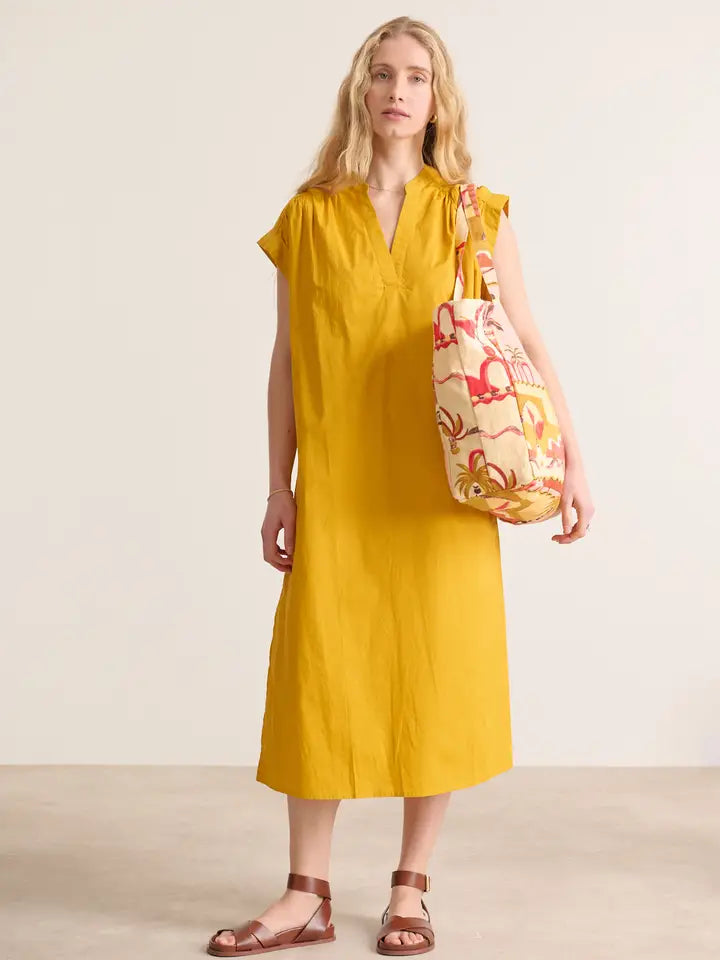 Long Poplin Dress