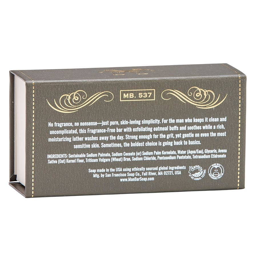 MAN BAR® - Fragrance Free With Oatmeal Bits