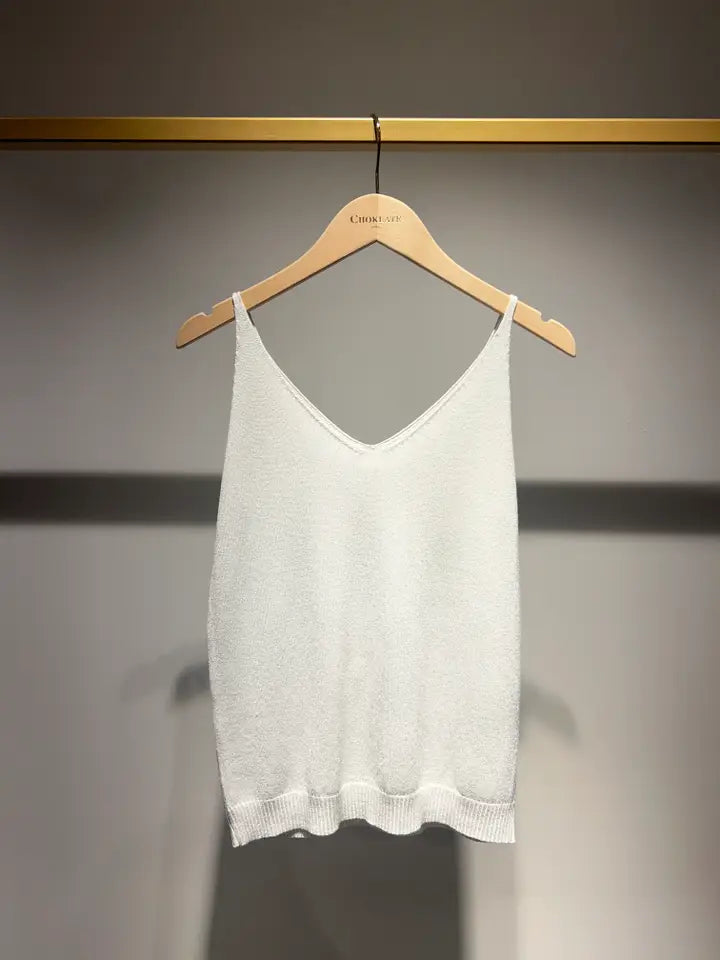Shiny Lurex Tank Top