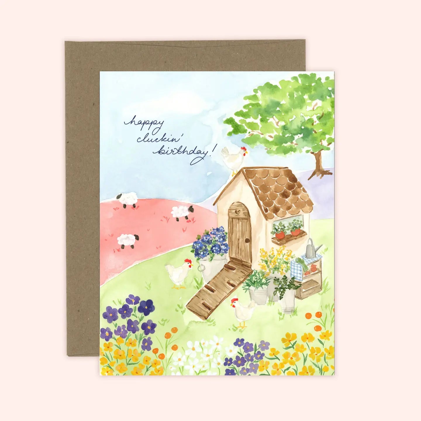 Cluckin' Birthday Card