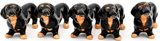 Miniature Ceramic Tiny Dachshund | Individual
