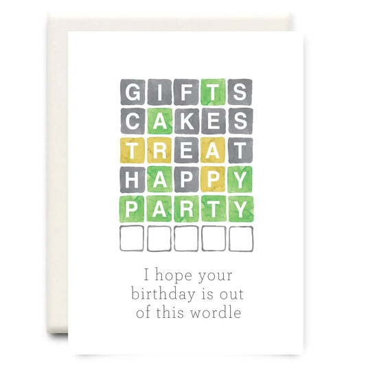 Out Of This Wordle | Birthday Greeting Card