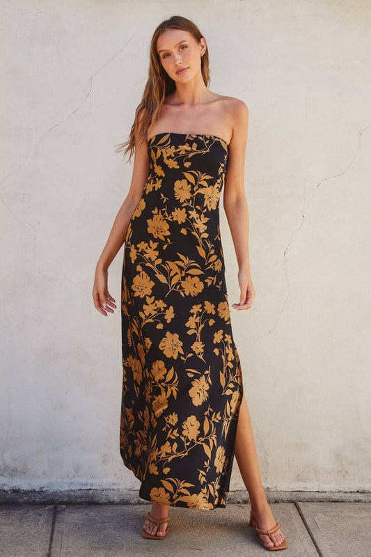 Icon Strapless Maxi Dress