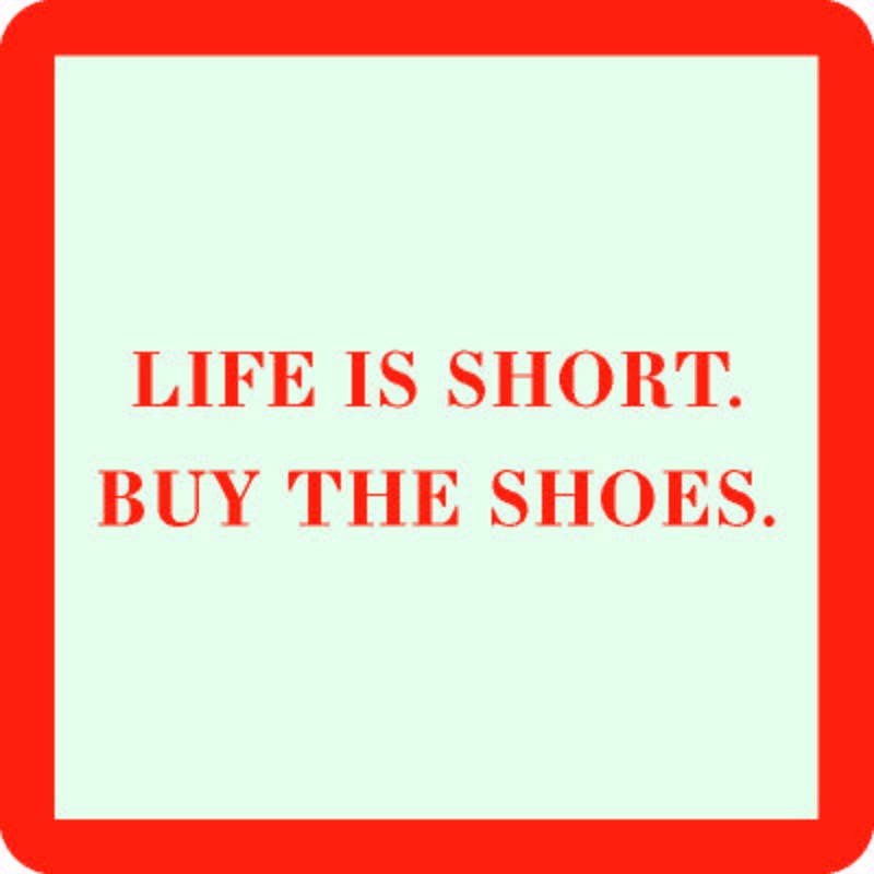 COASTER Buy The Shoes | Funny Party Gift | Home Bar Decor