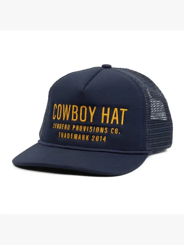Cowboy Hat: Black/Gold
