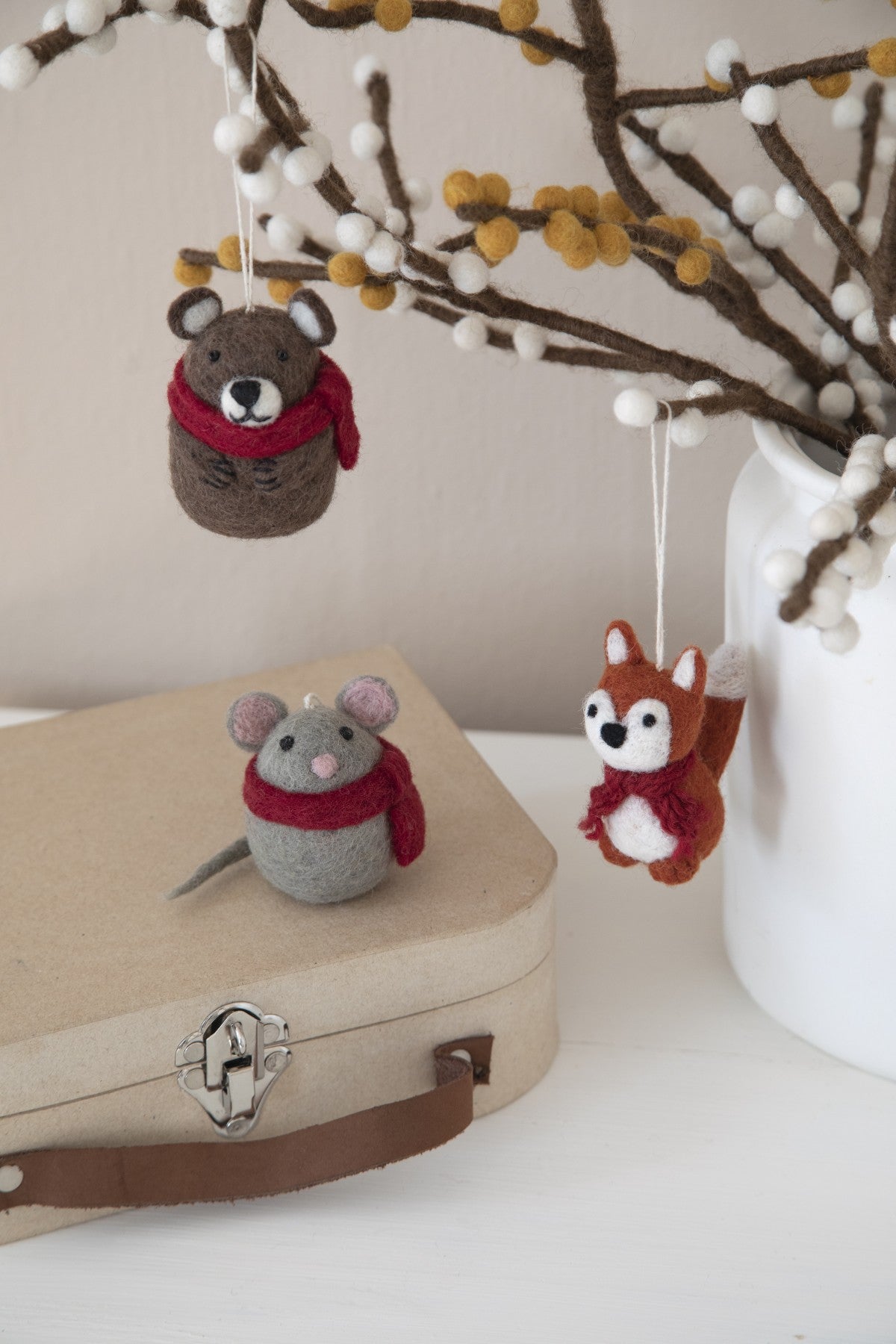 Brown Bear w/Scarf