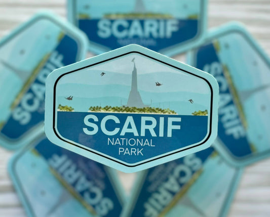 National Park, Scarif, Vinyl Sticker (Star Wars)