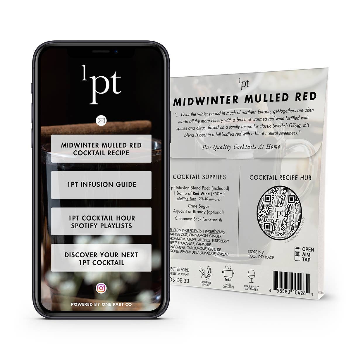 1pt Midwinter Mulled Red Cocktail Pack
