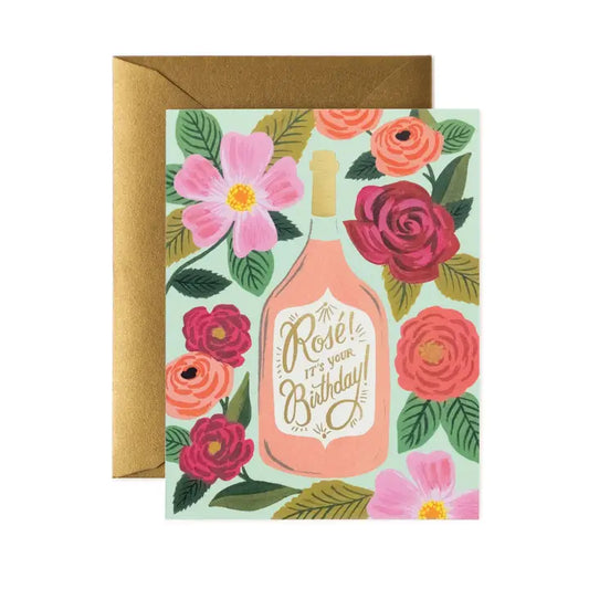 Rosé! Birthday | Greeting Card