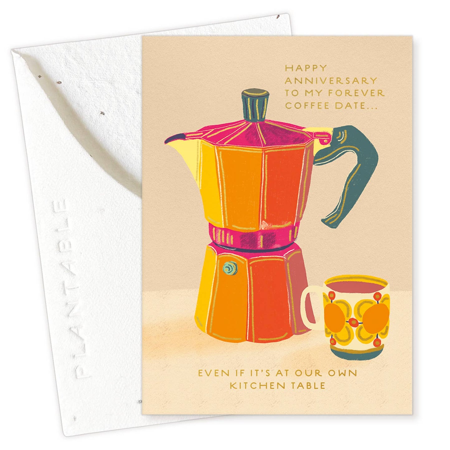 Espresso Sprout - Mini Greeting Card (2.5" x 3.5")
