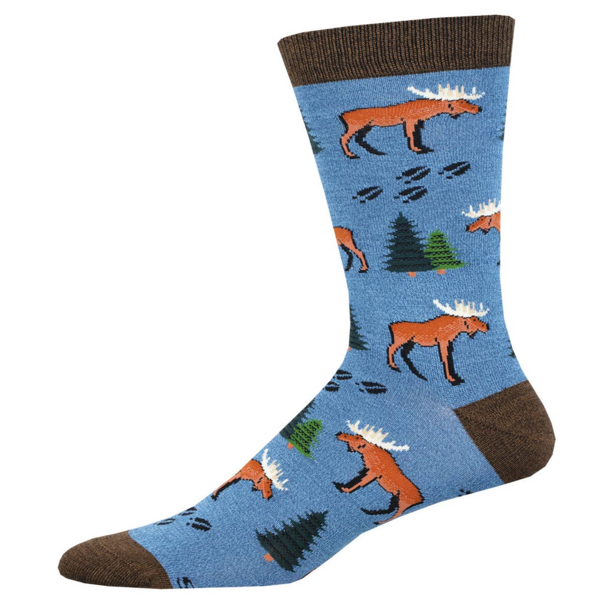 Moose Tracks Socks