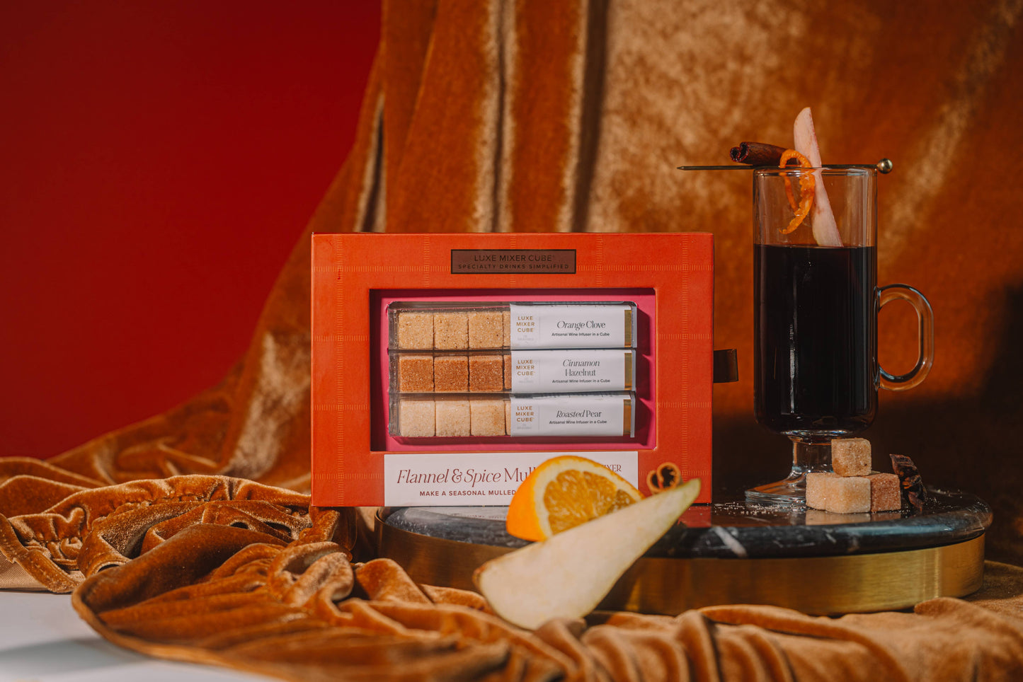 Flannel & Spice Mulled Wine Mixer Kit - Mulled Wine Cubes
