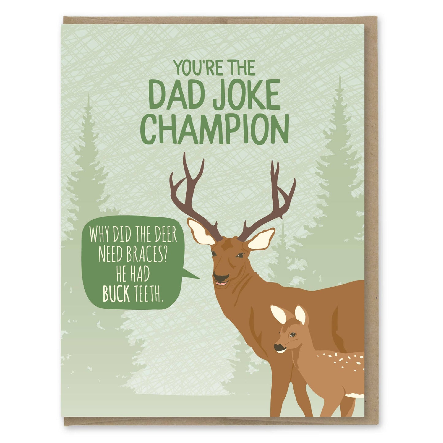 Dad Joke Champion Card