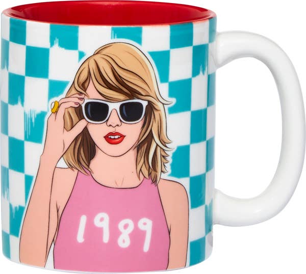 Taylor 1989 Checkered Coffee Mug