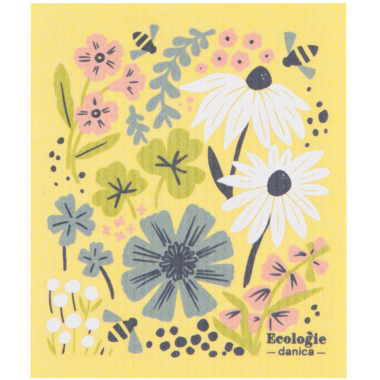 Bees & Blossoms Swedish Sponge Cloth