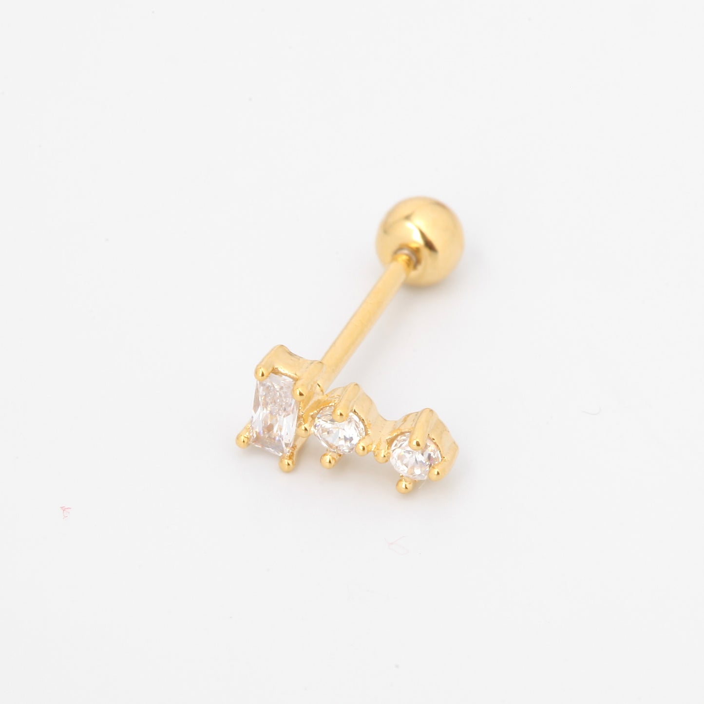 Tiny Orion's Belt Screw Back Earring