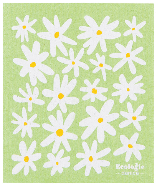 Daisies Swedish Sponge Cloth