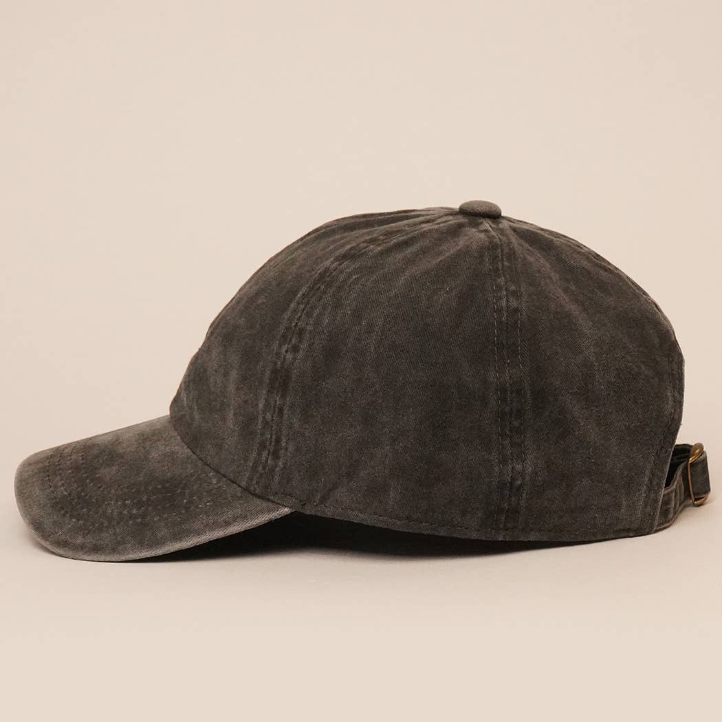 Ghost Embroidered Cotton Baseball Dad Cap