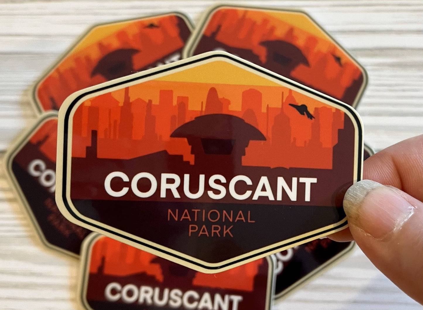 National Park, Coruscant, Vinyl Sticker (Star Wars)