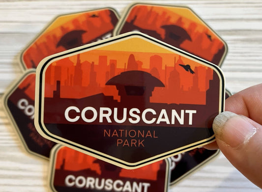 National Park, Coruscant, Vinyl Sticker (Star Wars)