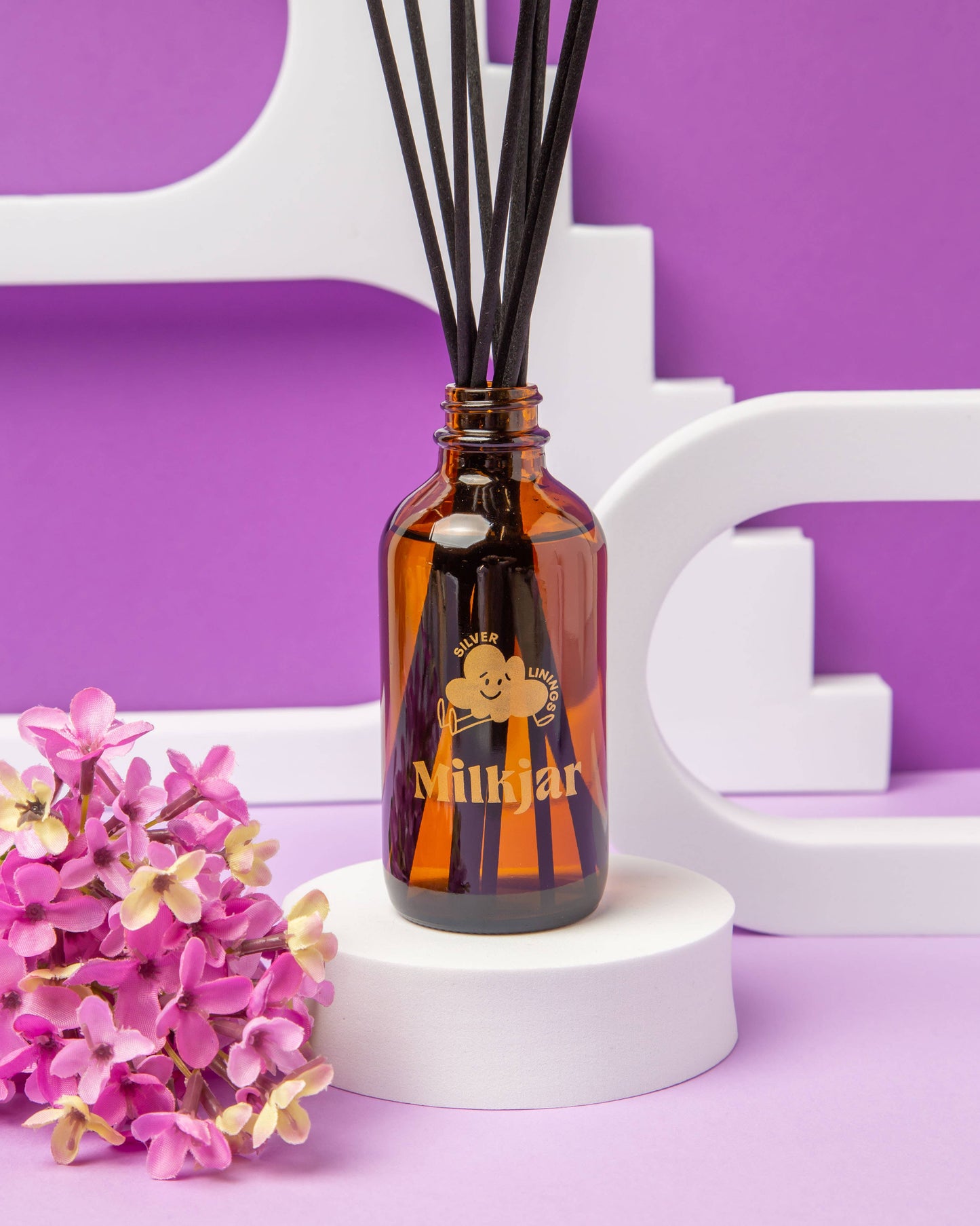 Silver Linings - Palo Santo & Oud 4 oz Reed Diffuser